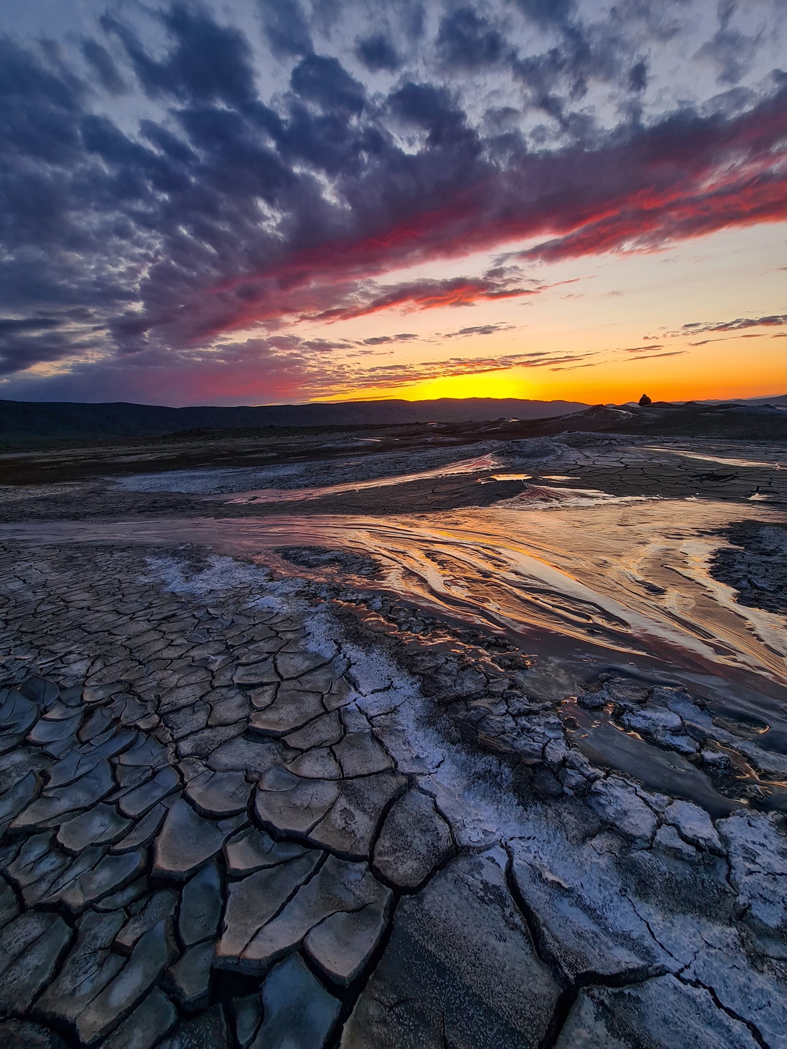 Takhti-tepa mud volcanoes