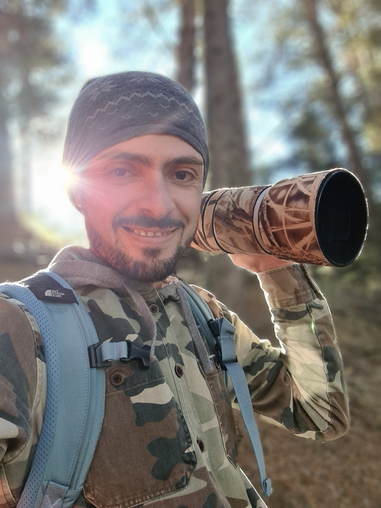 Teimuraz Popiashvili with Camera in Tusheti