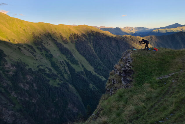 Watching Bezoar Goats in Tusheti